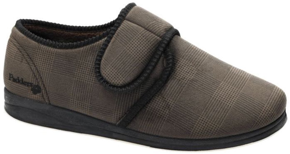 Padders -Heren - taupe donker - pantoffels & slippers - maat 45
