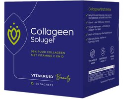 Vitakruid - Collageen Solugel® Sachets 99% Puur- 25x10gr.