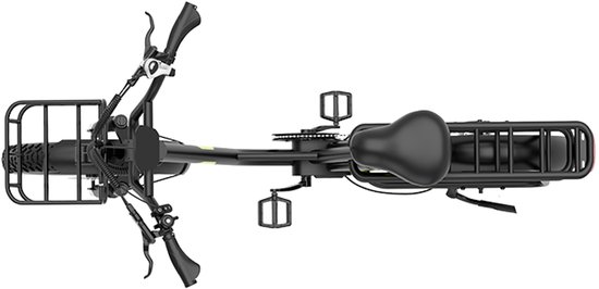 KOOLUX - X7 Elektrische Fiets - Fatbike - 20 x 4.0 Inch Dikke Banden - 48V 25Ah Lithium Accu - 250W Motor - Maximaal 25/u - Maximaal bereik 100km - Hydraulische remmen - 7-speed versnelling - LCD Scherm - Zwart - Rijklaar van KOOLUX — afbeelding 2