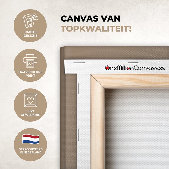 Canvas van topkwaliteit, unieke designs, haarscherpe print, luxe afwerking, geproduceerd in Nederland.