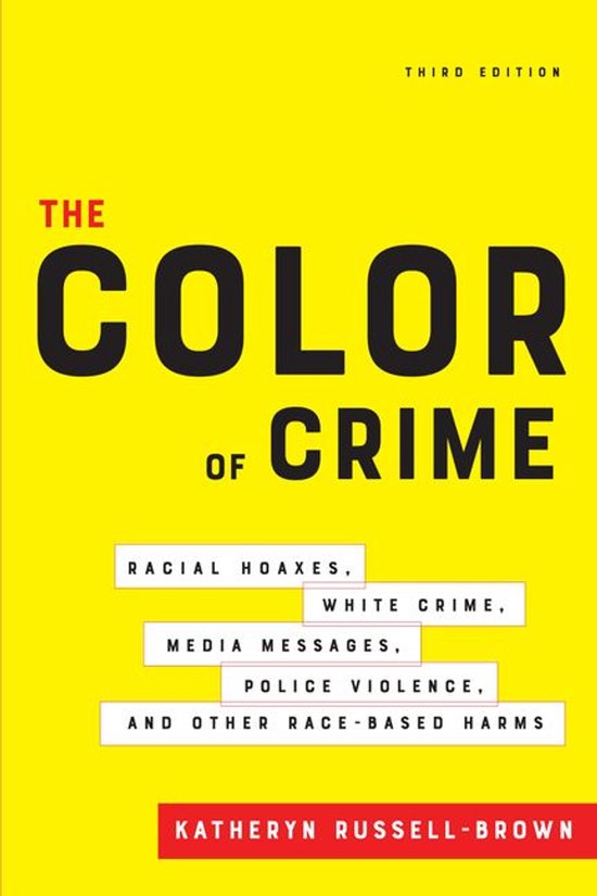 The Color of Crime, Third Edition - cover