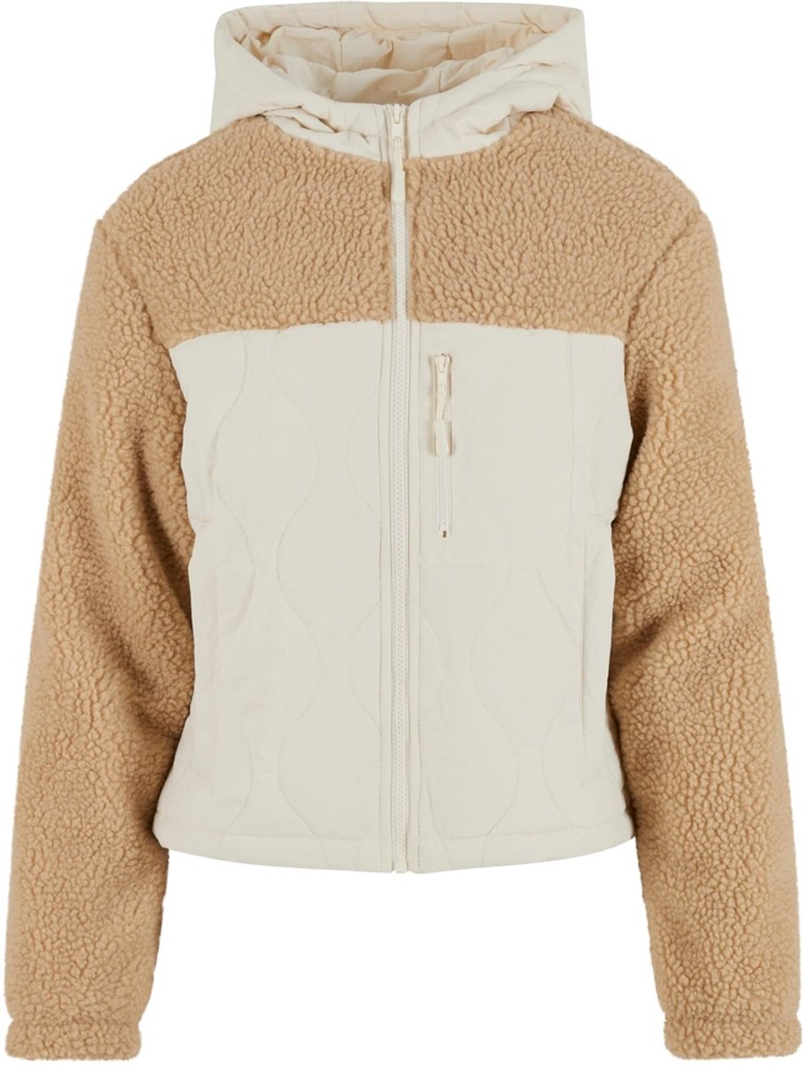Urban Classics Sherpa Crinkle Nylon Mix Jacket 5XL Beige