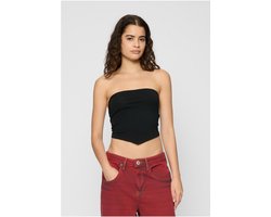 Urban Classics - Knotted Bandeau 2-Pack Bandeau top - XL - Wit/Zwart