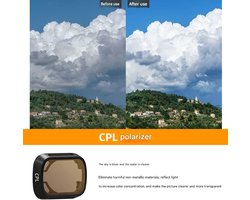 Geschikt voor dji MINI 3PRO MINI3 filter UV bescherming spiegel CPL polariserende spiegel ND reductor accessoires,1 stuk, filter CPL