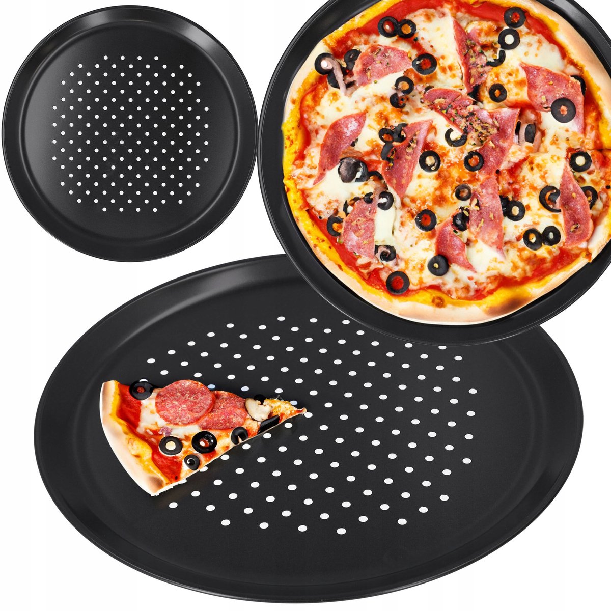 Perforatie Pizzaplaat 32 cm Anti-aanbaklaag Hittebestendig