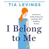 Boekomslag voor "I Belong to Me" van Tia Levings. Een vrouw in een blauwe jurk met een oranje staart, die een sleutel vasthoudt.