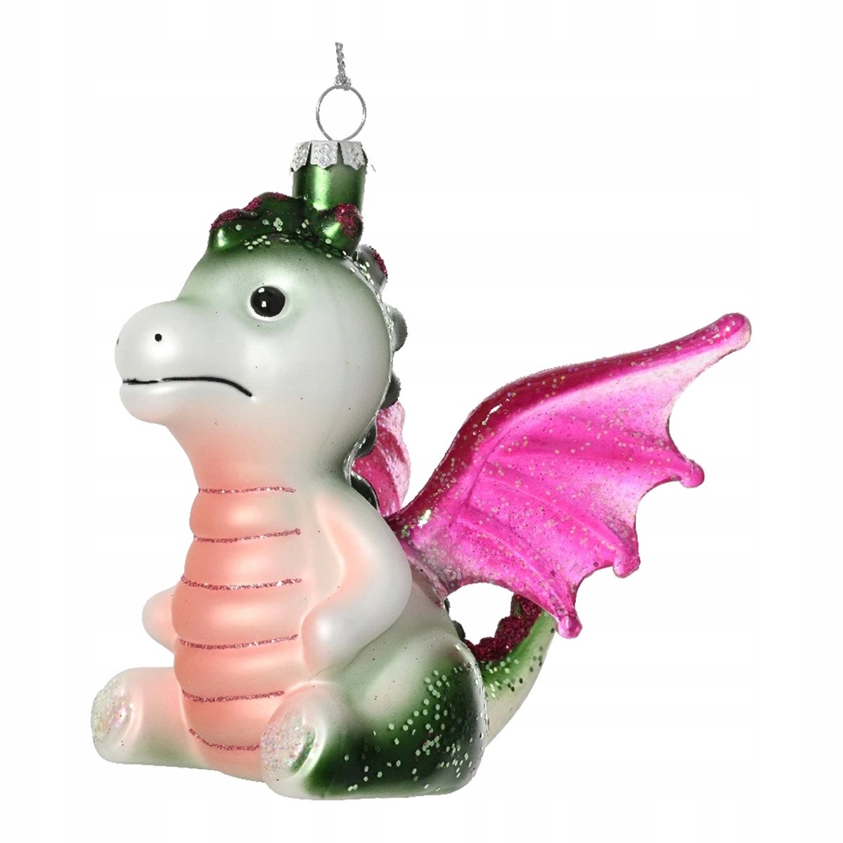 Glazen Draak Kersthanger 13,1 cm - Unieke sprookjesdecoratie