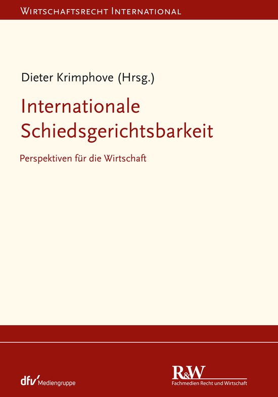 Wirtschaftsrecht international - Internationale Schiedsgeric ... - cover