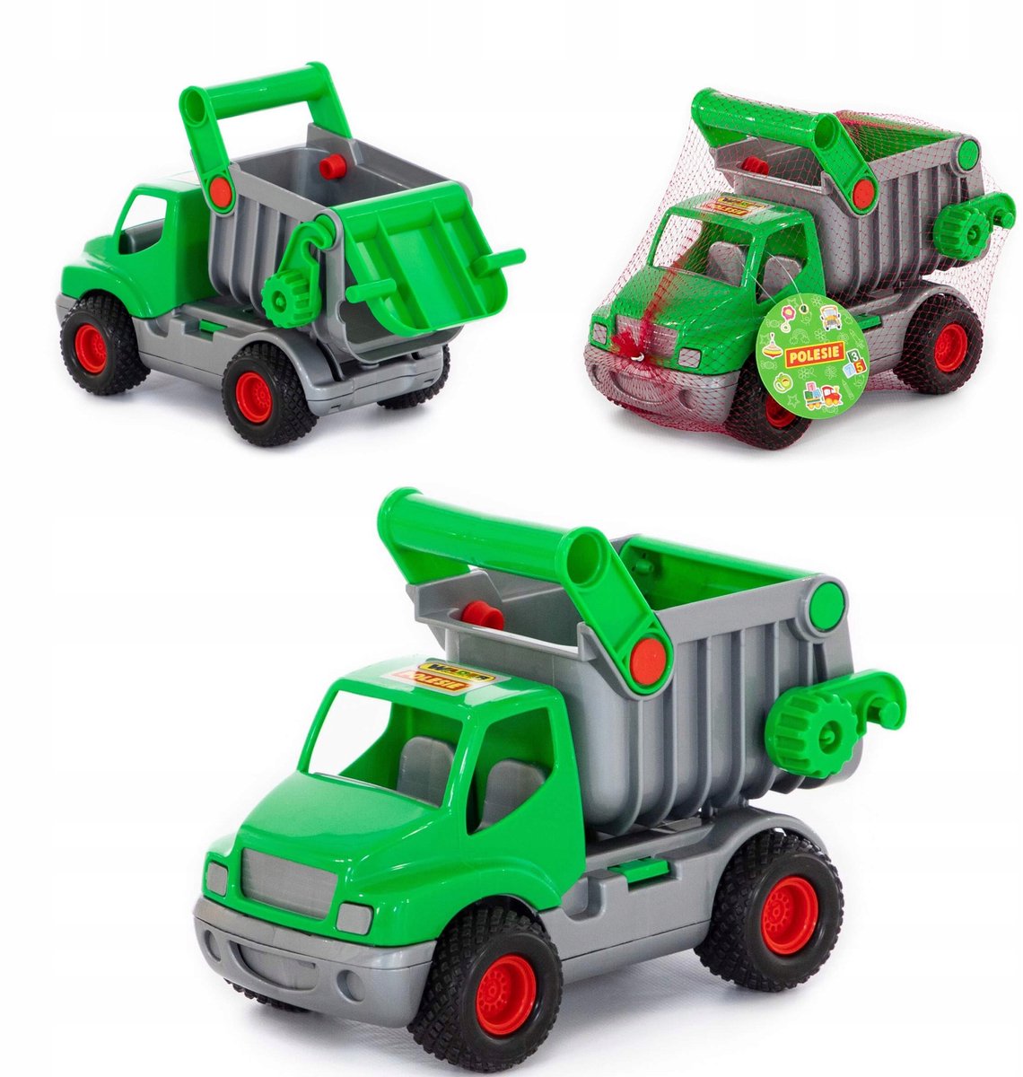 WADER Groene Kiepwagen - Duurzaam Bouwvoertuig voor Kinderen