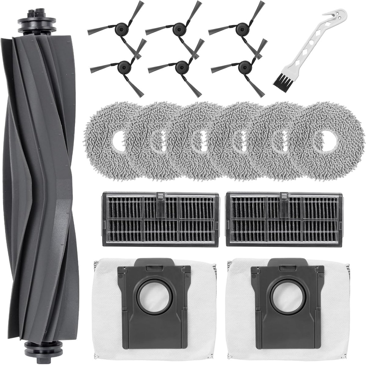 18-delige Accessoirekit Geschikt voor Dreame X40 Ultra Complete/L40 Ultra/X40 Master & Mova P50 Pro Ultra Stofzuigerrobots