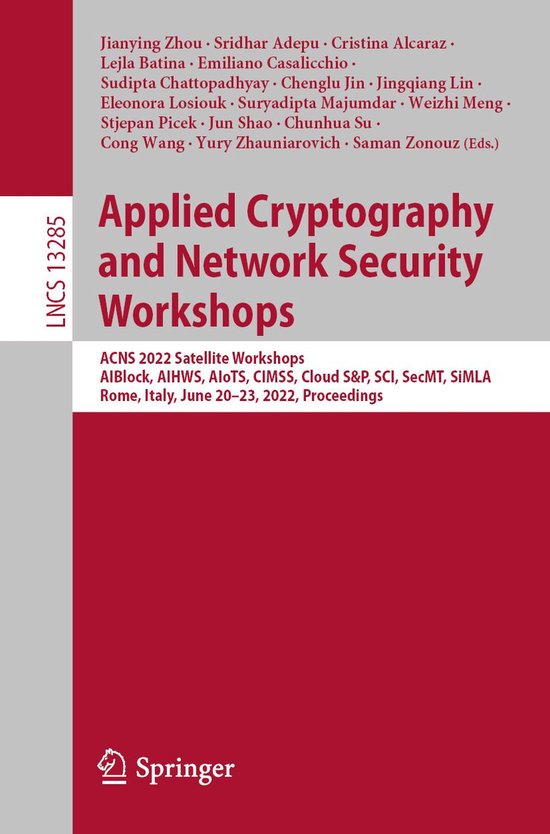 Springer Nature Proceedings Computer Science - Applied Crypt ... - cover
