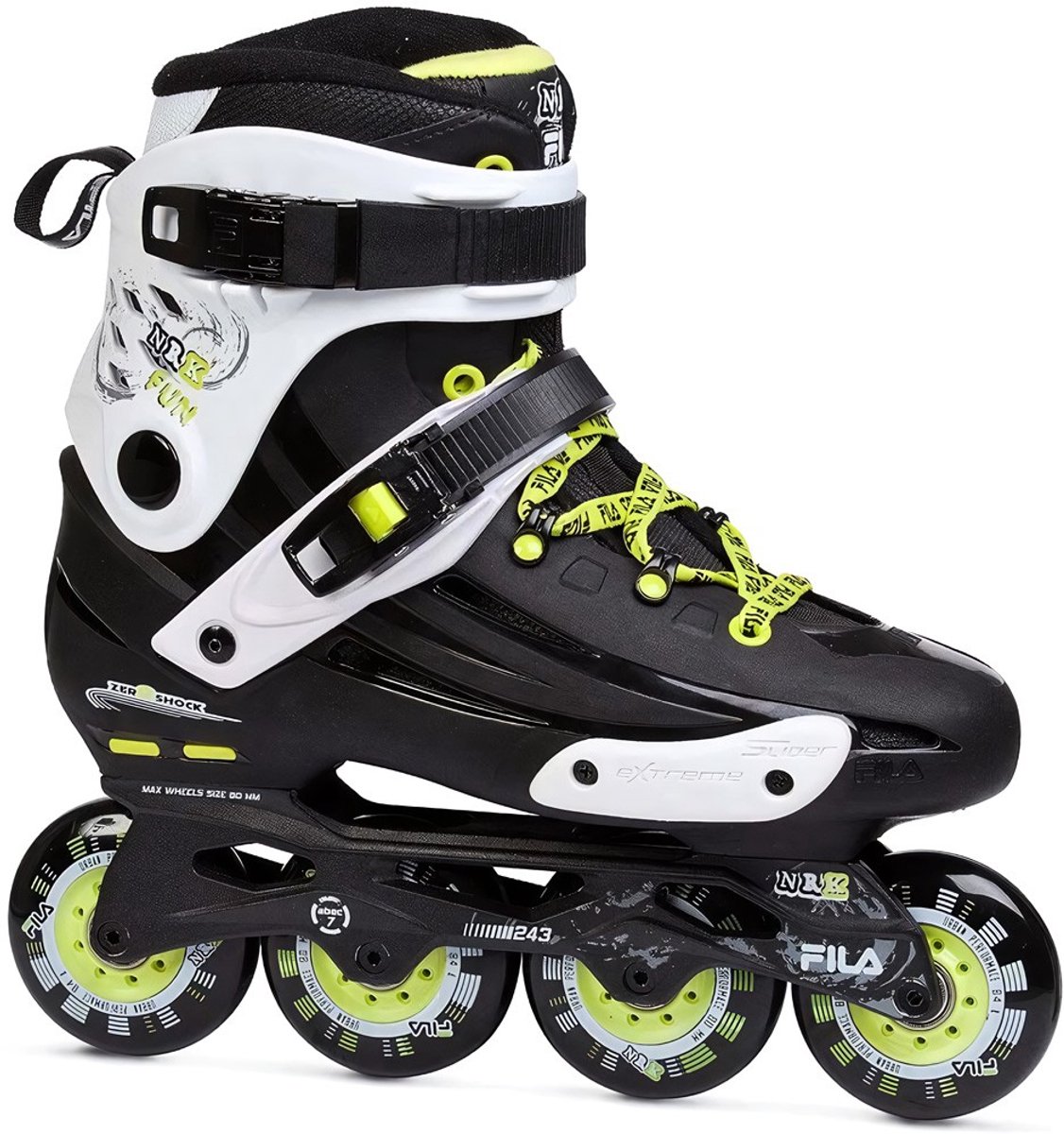 Fila Inliner heren inline-skates NRK FUN 94914 Gelb/weis/schwarz