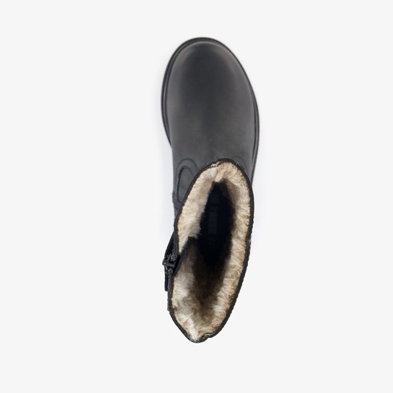 Bottes fille en cuir Groot noires - Taille 32