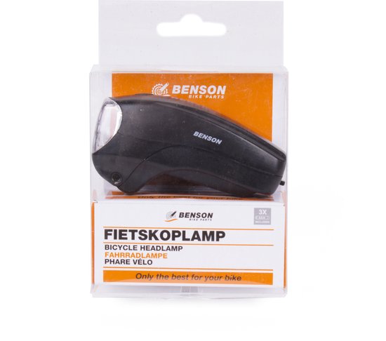 Benson Fietskoplamp - LED - op batterij - voorlicht - fietslamp — afbeelding 4