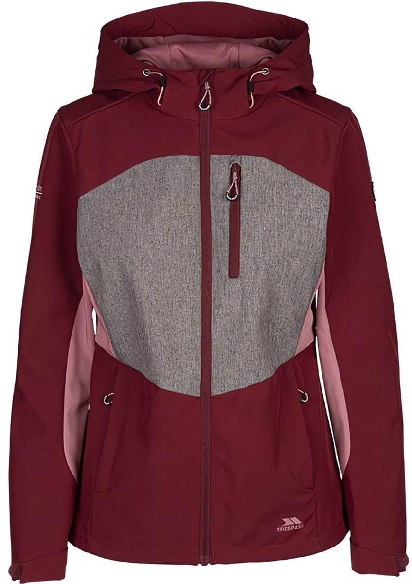 Trespass Damen Softshelljacke Eckwood Softshell Jacket Tp-75 -XS Dark Cherry