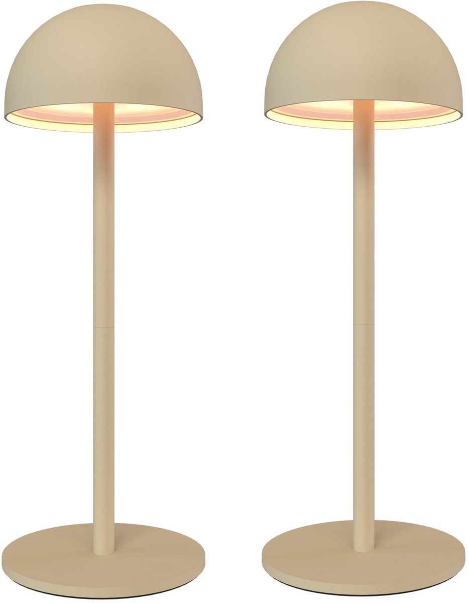 Lampe De Table LED Rechargeable Ledvion - Variable 2700K-5000K, IP54, 2000mAh