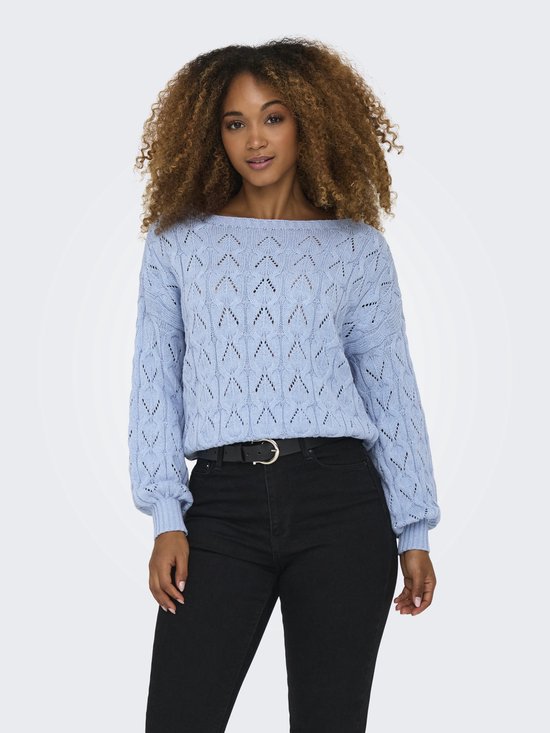 ONLY ONLBRYNN LIFE STRUCTURE L/S PUL KNT NOOS Dames Trui - Maat XS