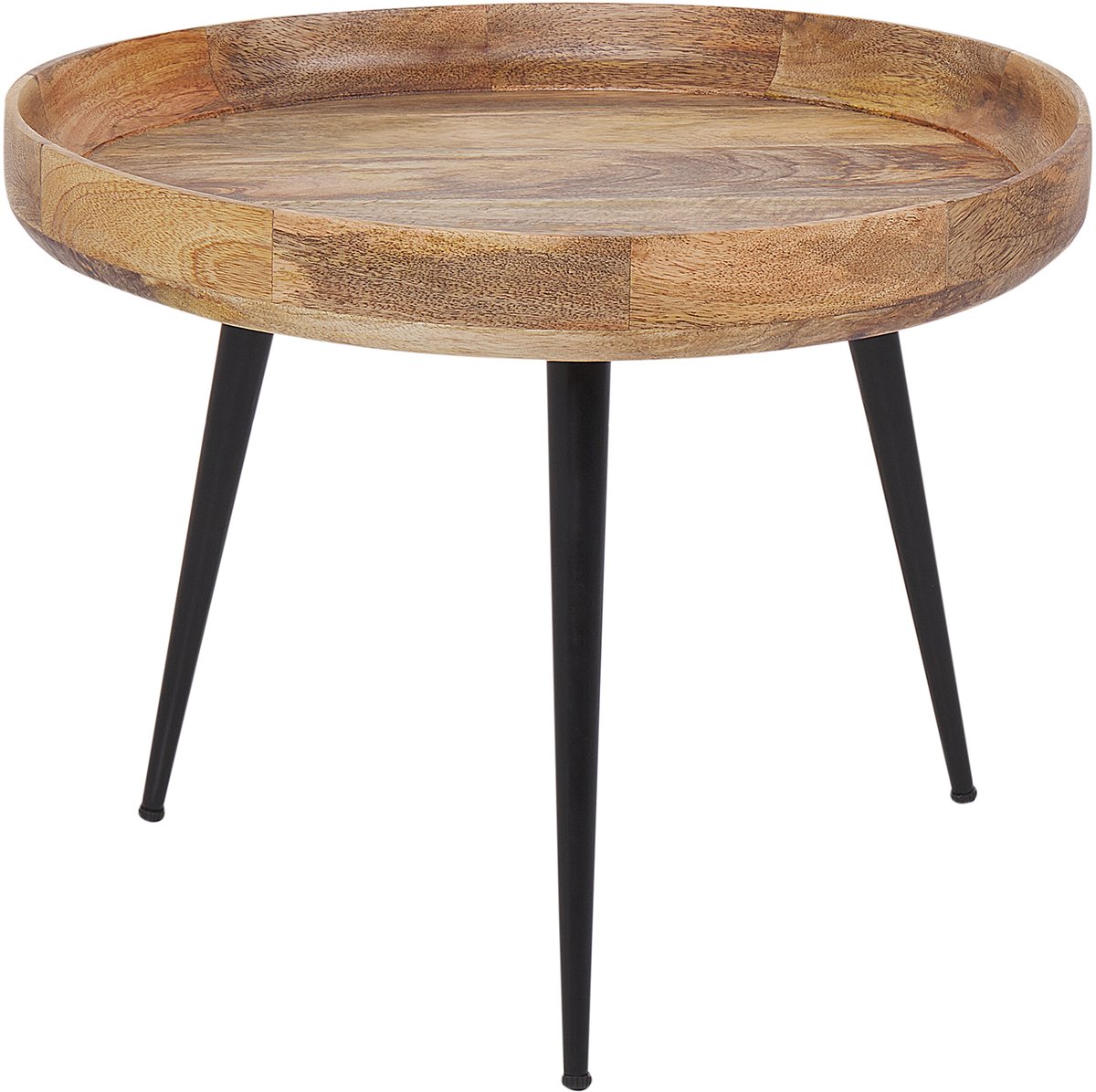 Beliani EDNA - Salontafel - Lichte houtkleur - Mangohout Bruin