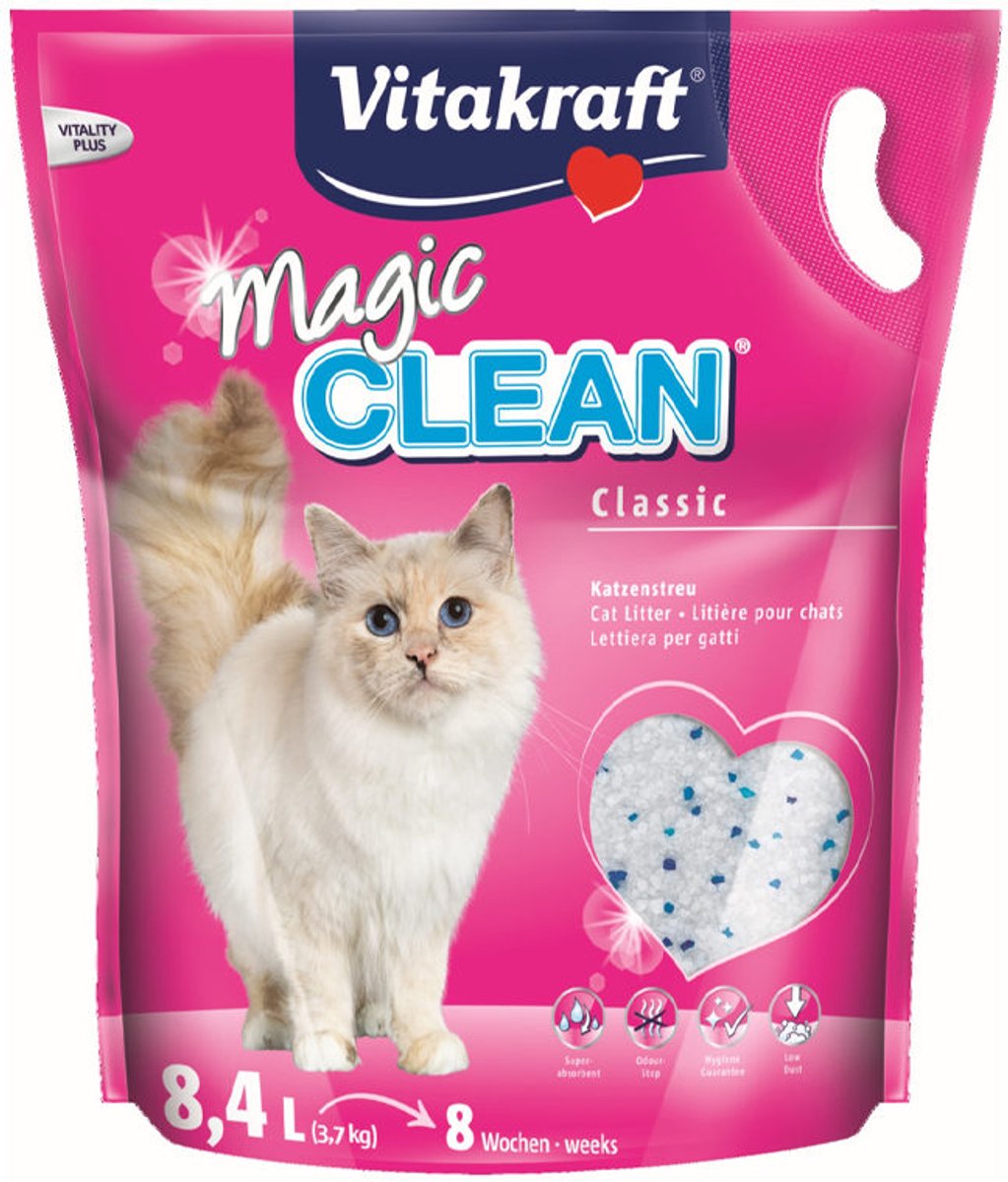 Vitakraft Magic Clean - 8,4 Liter - 2 stuks
