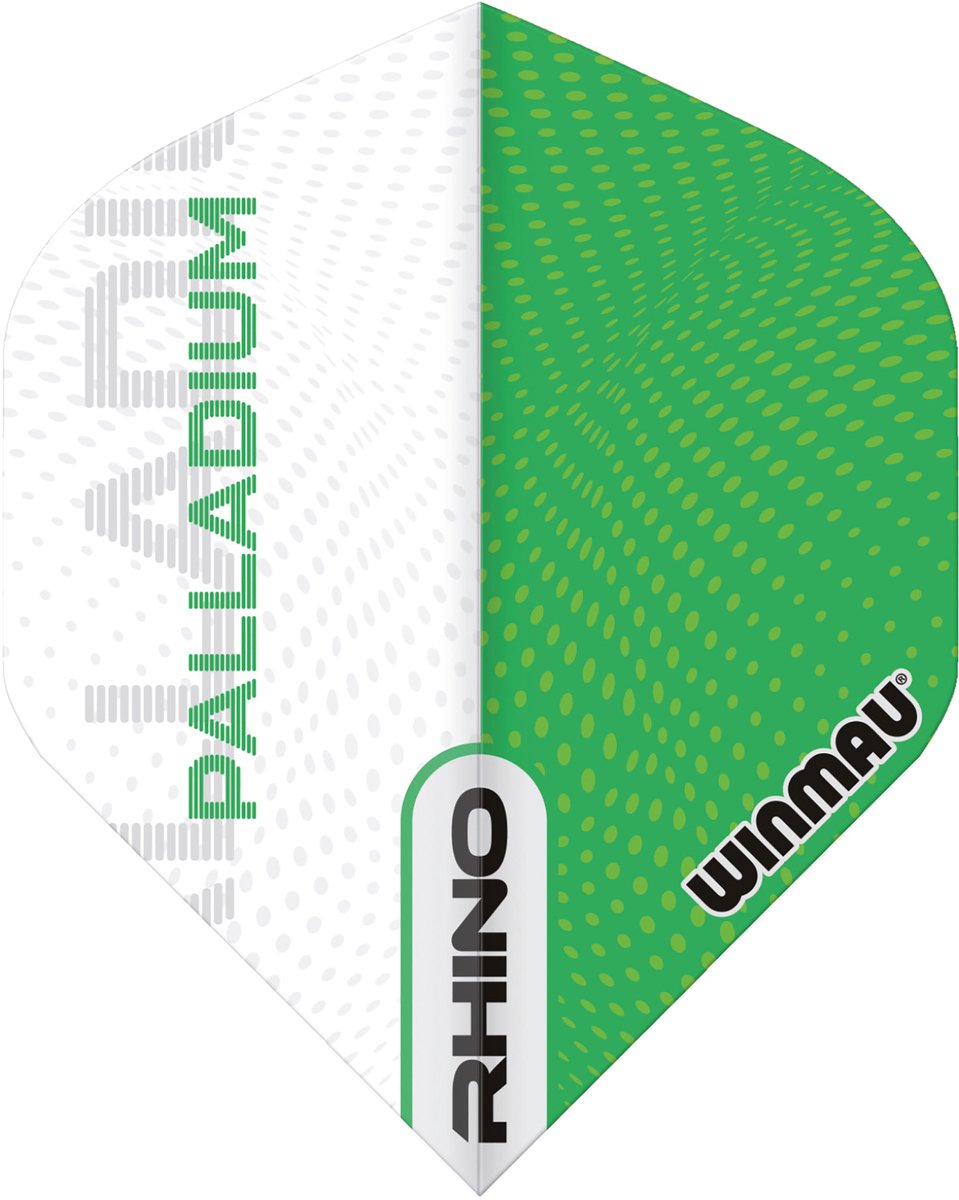 Winmau Rhino Extra Thick Palladium Green - Dart Flights