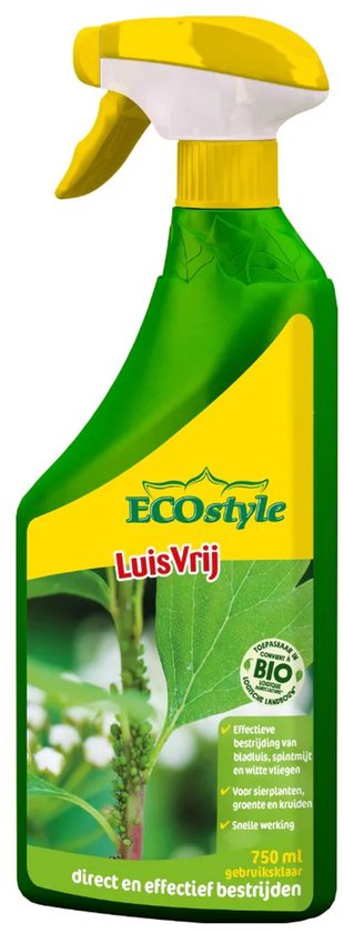 ECOstyle LuisVrij - Bladluizen & witte vliegen bestrijden - 750 ML