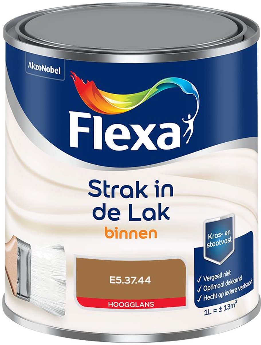 Flexa - Strak in de Lak Binnenlak Hoogglans - E5.37.44 - Mengverf - 1 L