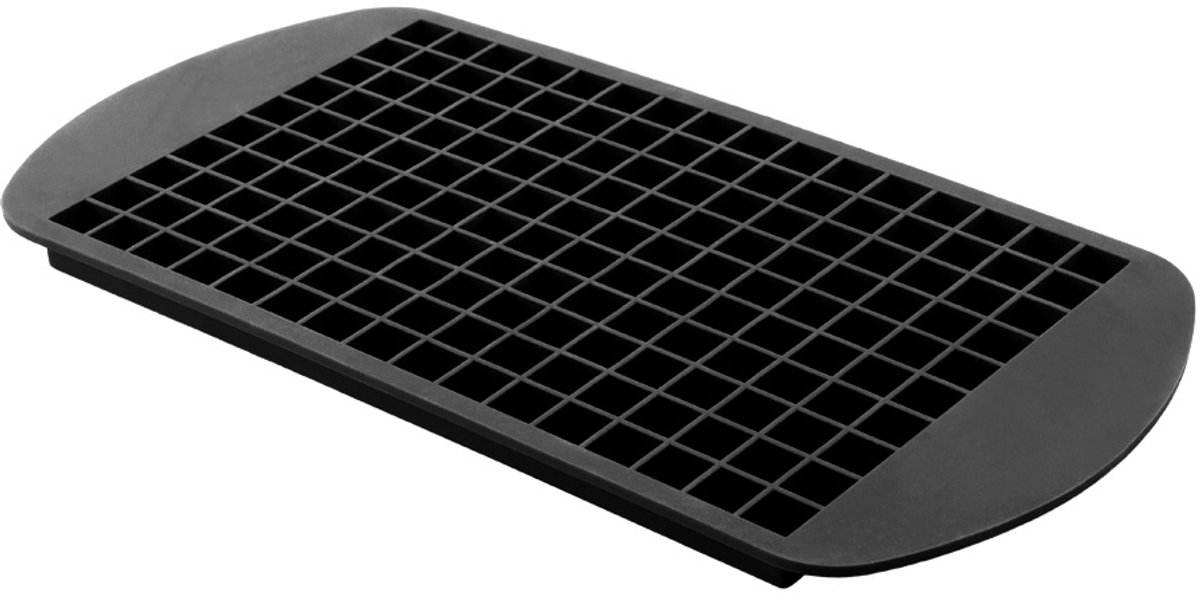 Metaltex ijsblokjesvormen voor mini-ijsblokjes, siliconen, zwart