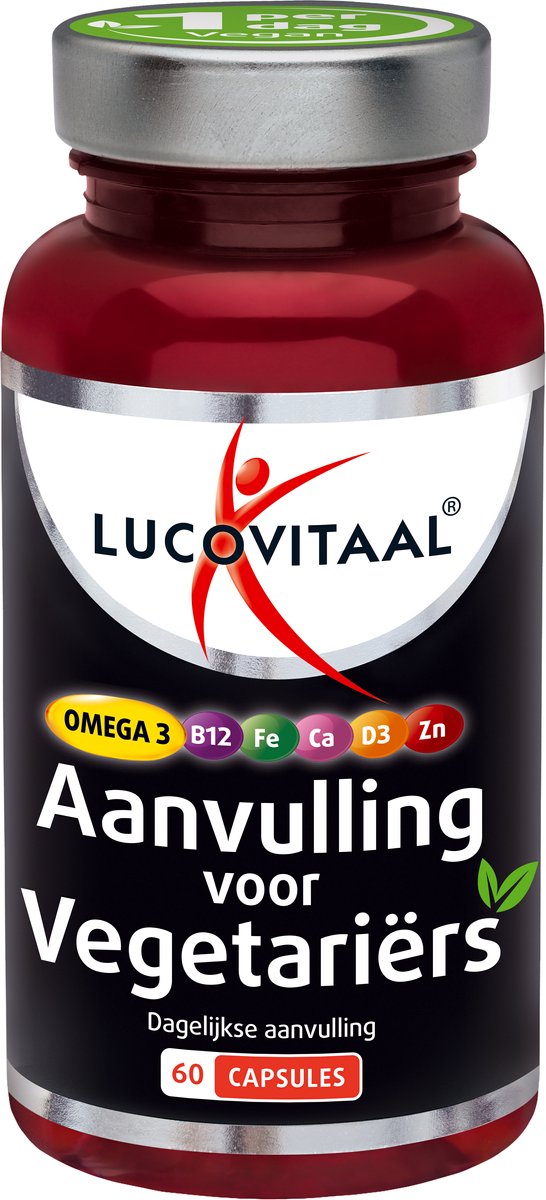 2+2 gratis: Lucovitaal Vega Aanvulling 60 capsules