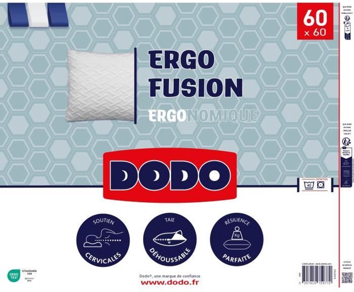 DODO - Kussen - ERGO FUSION - 60 x 60 cm