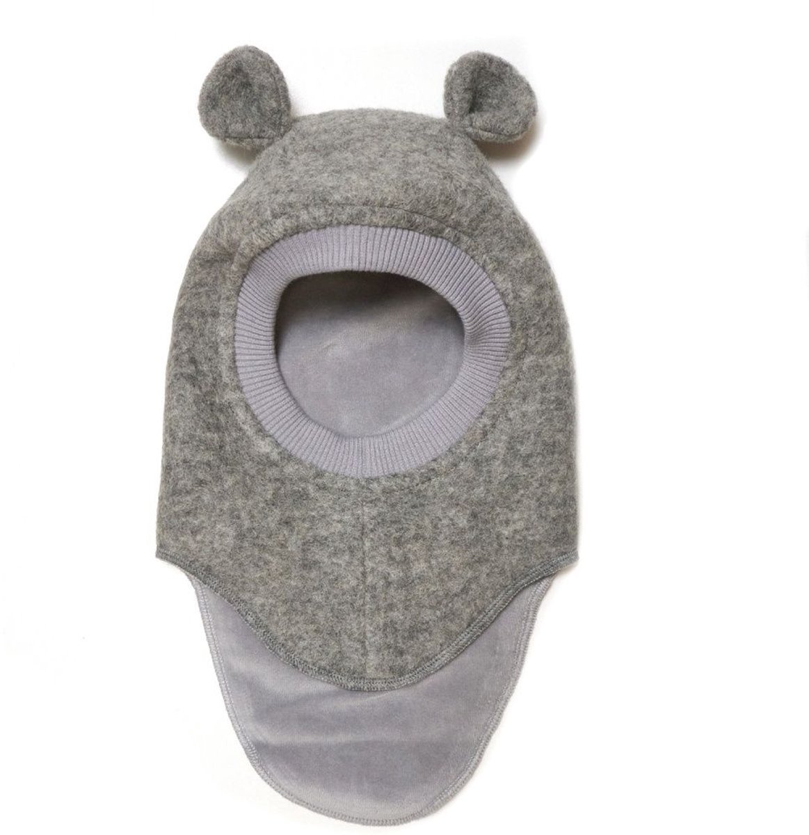 Huttelihut Kindermuts Balaclava Ears -wol 6152