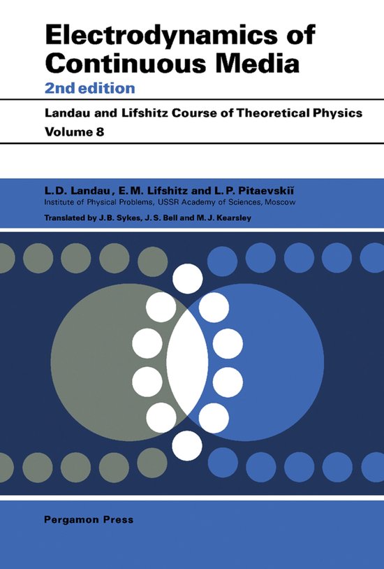 Electrodynamics of Continuous Media - cover