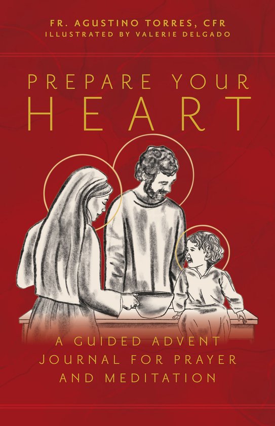 Couverture du livre 'Prepare Your Heart', un journal d'Adieu guidé pour la prière et la méditation, illustrant une famille.