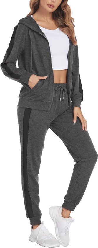Stretch joggingpak van katoen (2-dlg. set) zwart • Prijs € 37,99 • online shop Stretch joggingpak van katoen (2-dlg. set) zwart • Prijs € 37,99 • online shop