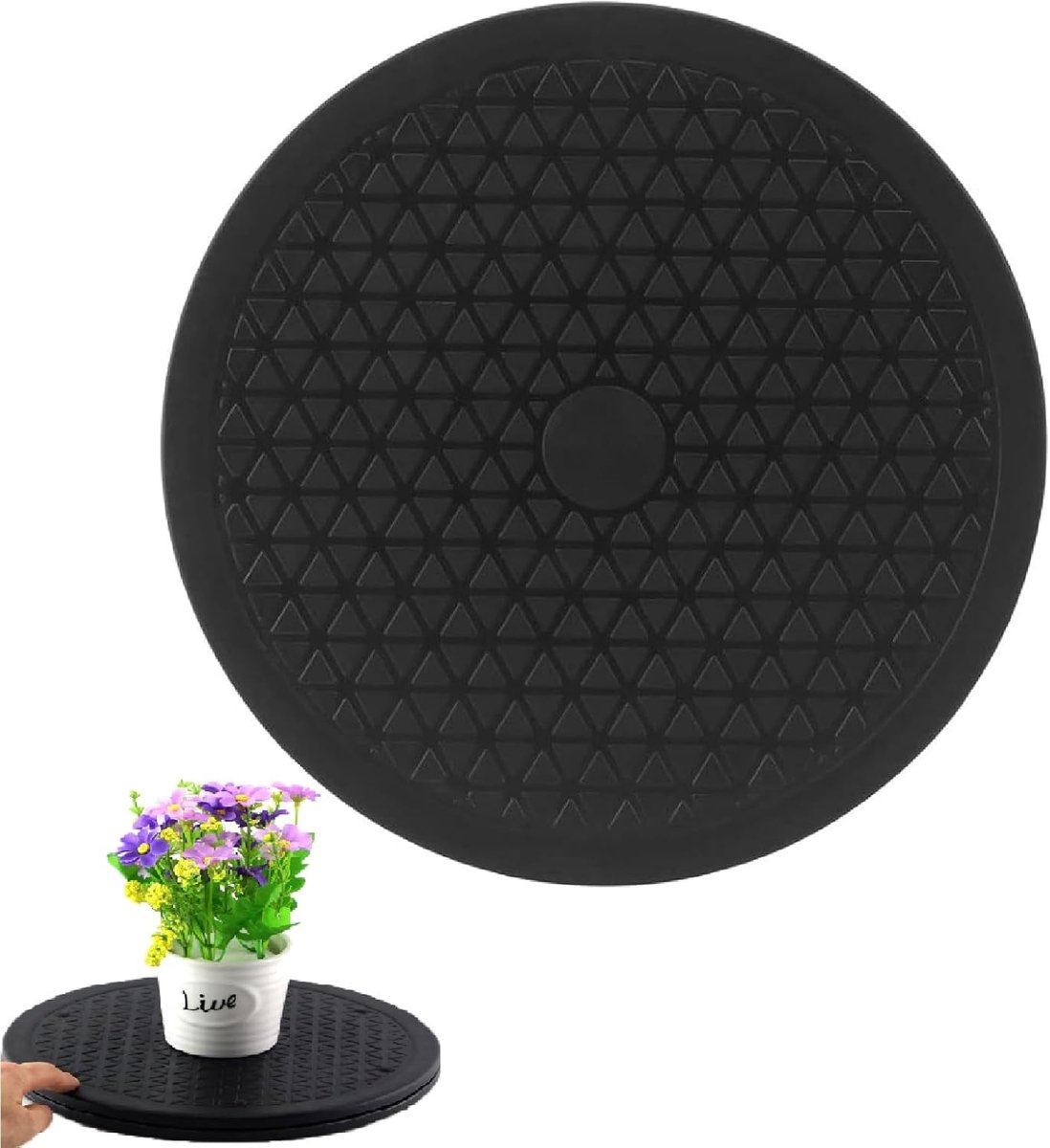 360° Draai Platform - Universele Draaischijf met Stalen Kogellagers - Multifunctioneel voor Laptops - Monitoren - TV - Sprekers - Ambachten - Planten - Keuken
