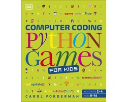 Omslag van Computer Coding Python Games for Kids