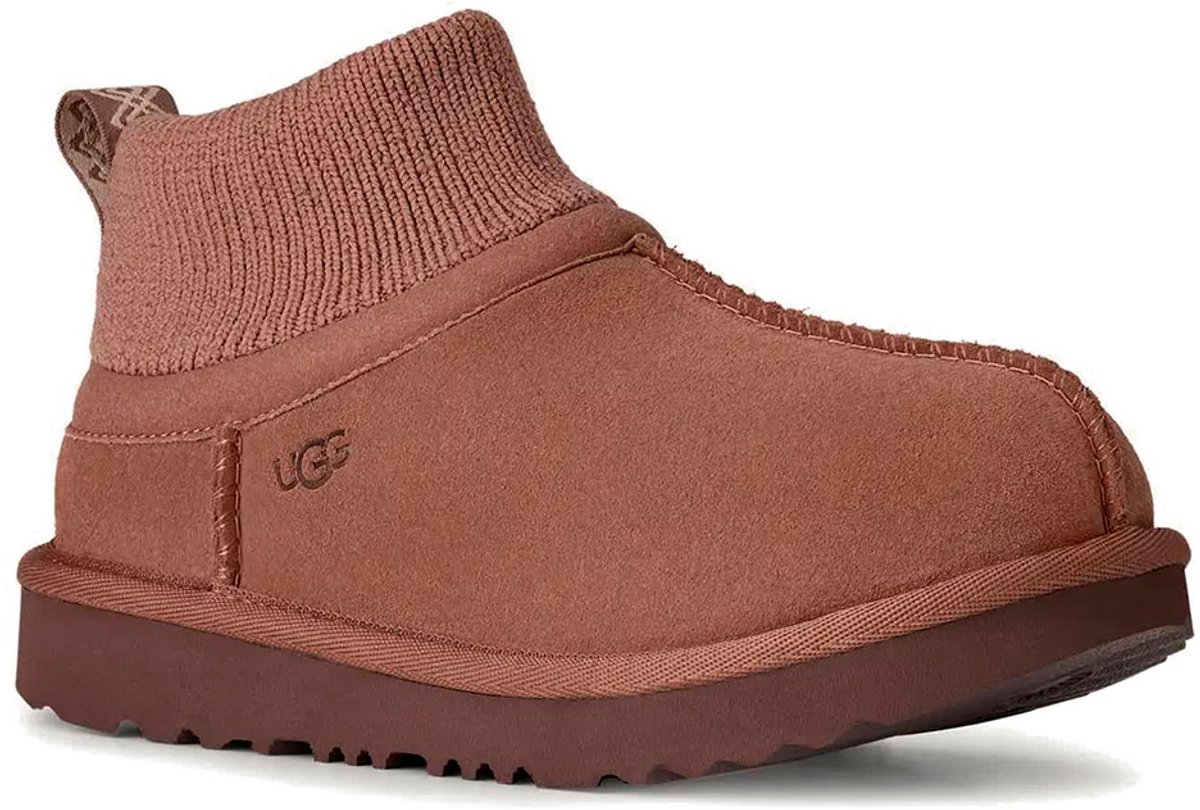Ugg Kids Classic Ultra Stretch Cuff Laarzen Bruin EU 35 Jongens,Meisjes