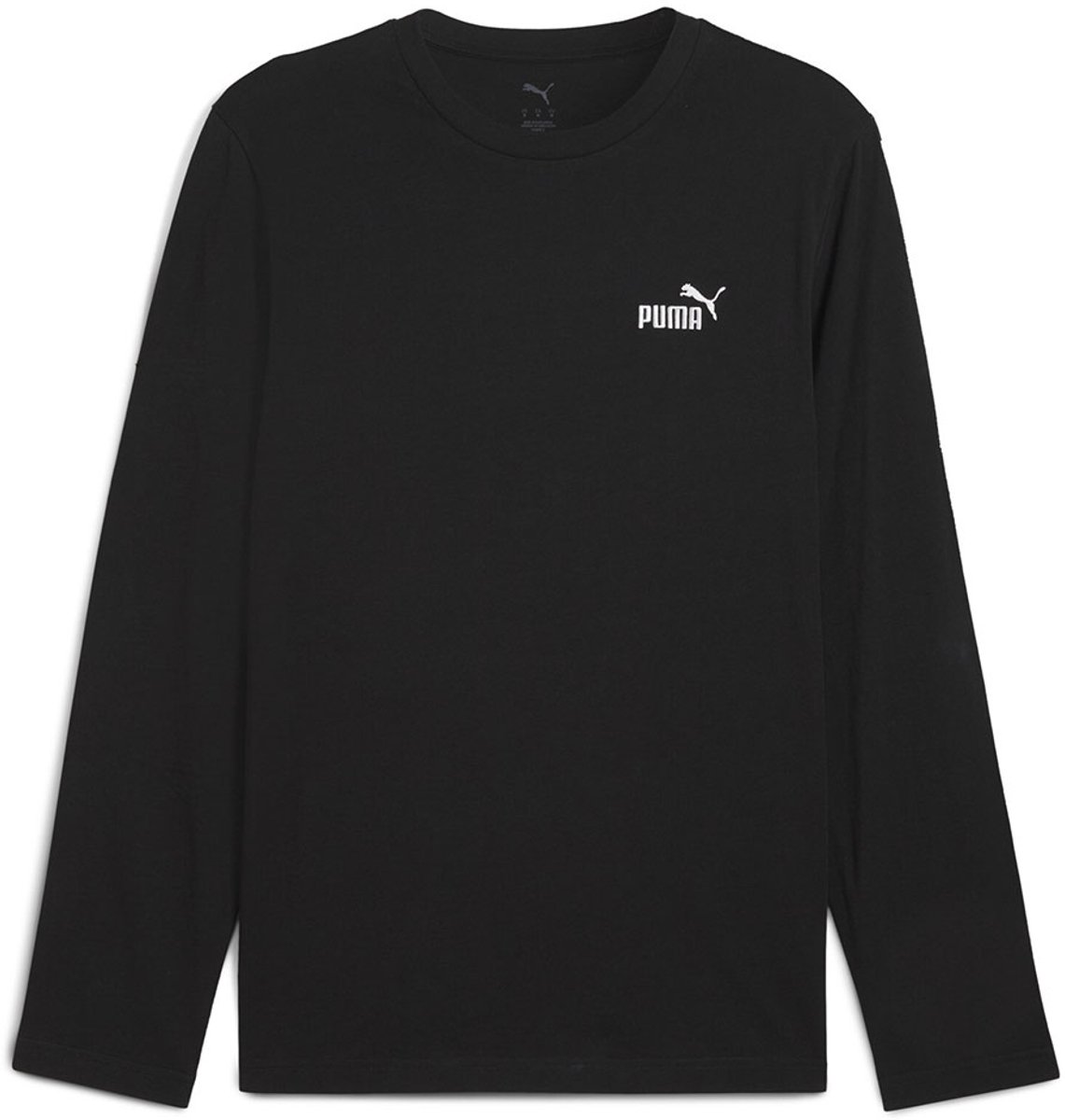 Puma Ess No 1 Logo T-shirt Met Lange Mouwen M Man Zwart