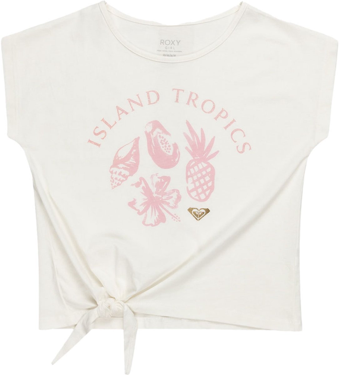Roxy Pura Playa Mouwloos T-shirt 16 Years Meisje Egret