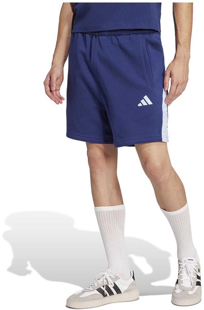 Adidas Seasonal Essentials Colorblock Korte Sportbroek S Regular Man Blauw