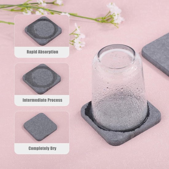 Verbeterde titel: Absorberende afdruipmatten set van 2 stuks, 40 x 30 cm, voor in de