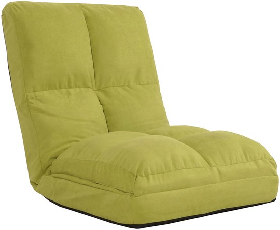 MCW-N45 vloerfauteuil – opvouwbaar – fluweel – groen