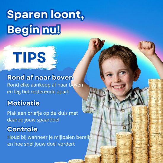 RAMBUX® - Coffre-fort avec PIN & Son - Rose - Tirelire - Pièces & Billets - Tirelire Automatique - Jouets Éducatif