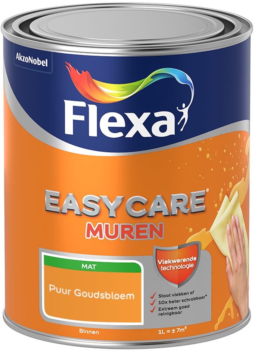 Flexa - Easycare Muren - Puur Goudsbloem - Mengverf - 1 L