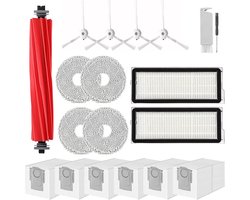 Geschikt voor Roborock P10pro/Qrevo pro/Qrevomaxv/QrevoPlus Veegrobot Accessoires Vervangingsset Hoofdborstel Filter Zijborstel Accessoireset -19 stuks