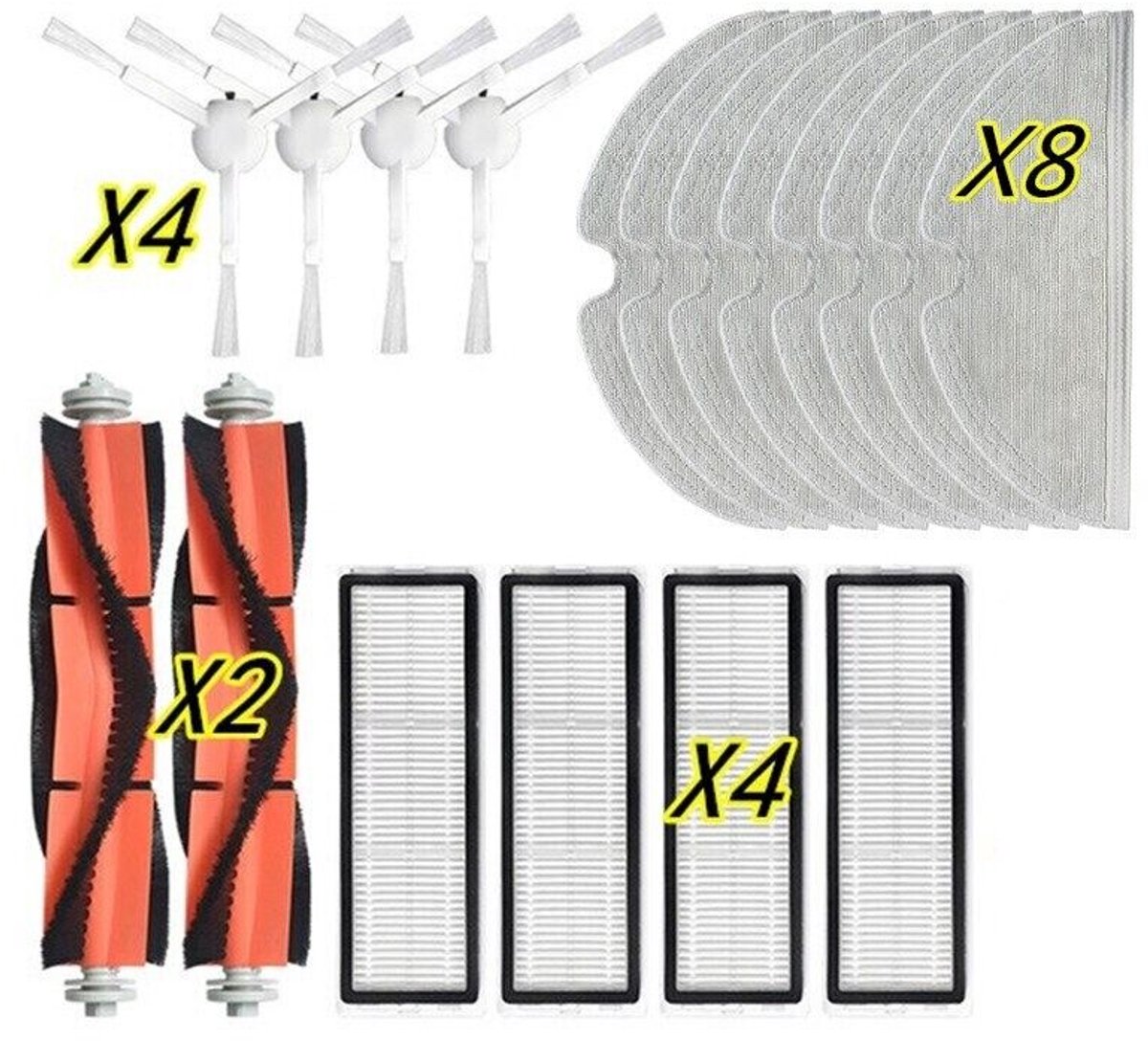 Geschikt voor Compatibele accessoires Geschikt voor Mi Robot Vacuum-Mop2 Pro+ Cleaner STYTJ02ZHM-onderdelen