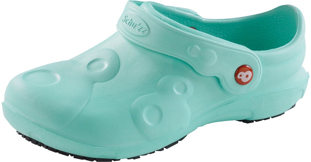 Schu'zz Schuzz Damen Clog Berufsschuhe PRO Femme uni CE 20347 Aqua / Blau-37