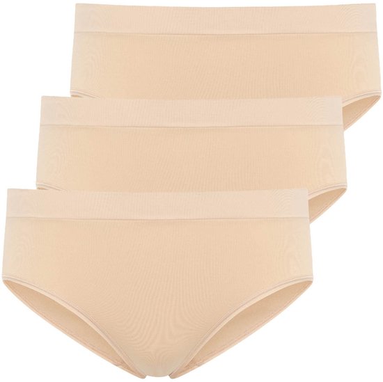 Dawnrole Seamless Tanga Damesondergoed, onzichtbare naadloze slips, 6 stuks, zwart/koffie/paars/rood/nude/wit, L