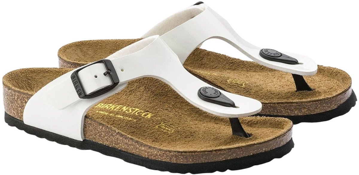 Birkenstock Gizeh Smal Kinderen Slippers Wit