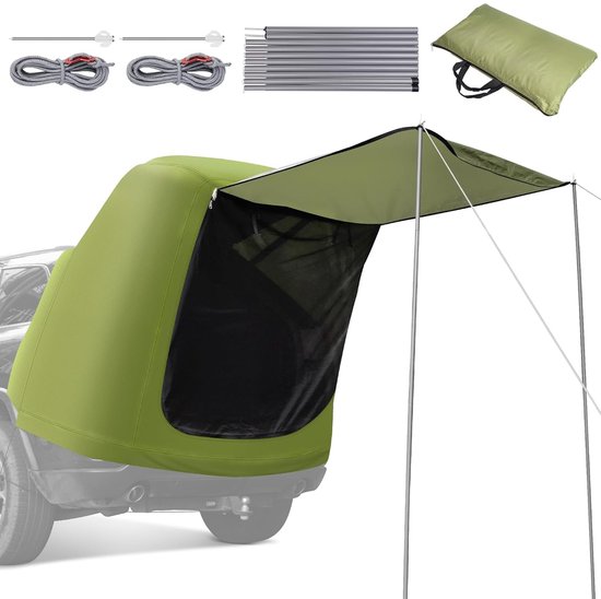 UNP SUV Tent for Camping, 6 Person Car Camping, Outdoor SUV Tailgate Tent, Easy Set Up with Rainfly (10'x9'x78in)(H) (Ocean Blue UNP SUV Tent for Camping, 6 Person Car Camping, Outdoor SUV Tailgate Tent, Easy Set Up with Rainfly (10'x9'x78in)(H) (Ocean Blue