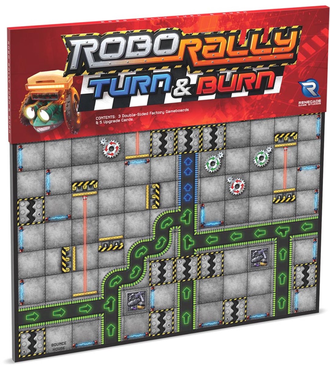Robo Rally Turn & Burn - Bordspel - Engelstalig - Renegade Game Studios